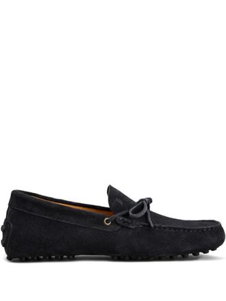 Tod's Black Slip On Loafers