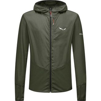 Salewa Chaqueta Softshell Salewa Pedroc Wind Hd Light Para Hombre - Verde Oliva Oscuro Talla: S