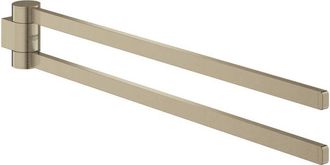 GROHE Barra De Toalla Selection 400 Mm R&iacute;gida 2 Brazos N&iacute;quel Cepillado