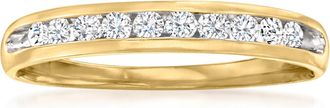 Ross-Simons Diamond Wedding Ring in 14kt Yellow Gold