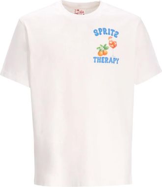 MC2 Saint Barth Katoenen T-shirt met grafische print - Wit