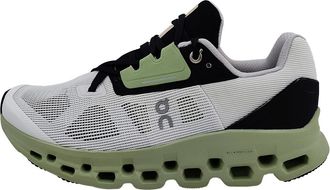 On Womens Cloudstratus, White/Black/White, 8.5