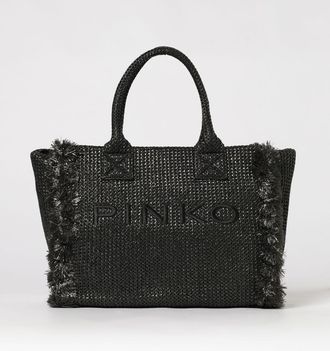Pinko Borsa Beach Pinko in rafia crochet