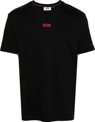 GCDS Zwarte Tee Shirt - Heren - T-shirts - Zwart - 2XS - Tops