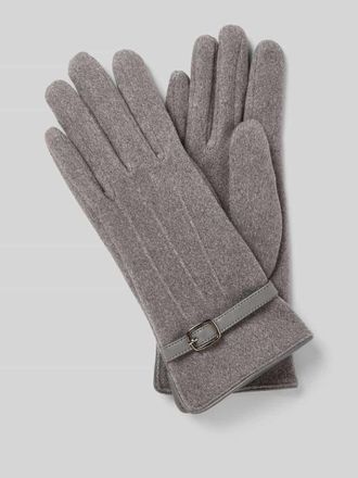 Eem Fashion Regular Fit Handschuhe mit Zierschnalle in Dunkelgrau, Gr&ouml;&szlig;e L