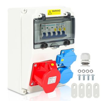 OEM Caja De Distribuci&oacute;n Monof&aacute;sica Para Obra, Panel El&eacute;ctrico, Distribuidor De Energ&iacute;a Mural, 1 X 16 A, 2 X 230 V, Panel El&eacute;ctrico Mit Ls