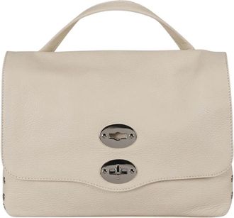 Zanellato Postina Daily M - Dames - Handtassen - Beige - ONE Size - Leer - Tassen