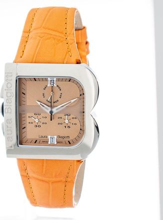 Laura Biagiotti Leather Dress Womens Watch