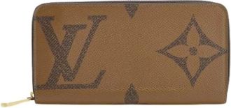 Louis Vuitton Pre-owned Wallets, female, Brown, Size: ONE SIZE Pre-owned Canvas Wallet