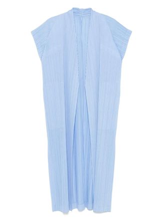 Pleats Please Issey Miyake Oversized jas - Blauw