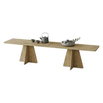 Dmora Mueble Para Tv Cairano, Soporta 40 Kg, Montaje En Suelo, Estructura Color Roble, 180x42x40h Cm Marr&oacute;n Roble