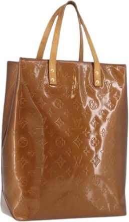 Louis Vuitton Pre-owned Vintage Tote Bag - Dames - Vintage Shopper - Bruin - ONE Size - Leer - Vintage