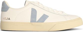 Veja Campo White And Light Blue Leather Sneakers