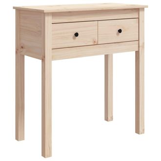 vidaXL Tavolo Consolle 70x35x75 Cm In Legno Massello Di Pino - Vidaxl