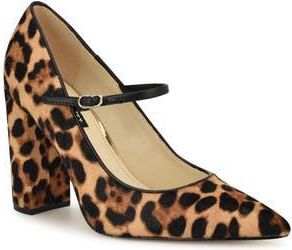 Nine West Carline Genuine Calf Hair Pump in Dark Natural 121 at Nordstrom Rack, Size 8.5
