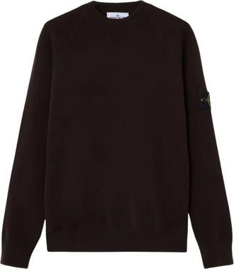 Stone Island Crewneck Sweater - Heren - Sweatshirts & Hoodies - Bruin - Maat: M