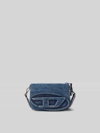 Diesel Crossbody Bag mit Label-Detail in Jeansblau, Gr&ouml;&szlig;e 1