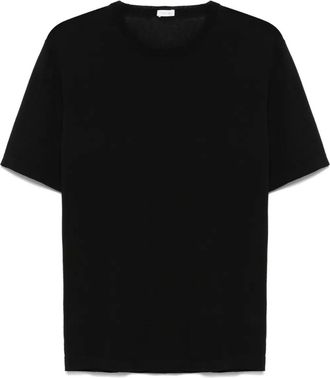 Caruso T-shirt in cotone a maniche corte - Nero