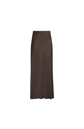 Brunello Cucinelli Fluid Bias-Cut skirt in Cocoa at Nordstrom, Size 48 It