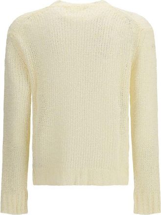 Jil Sander Mens Bicolor Linen Sweatshirt Clothing