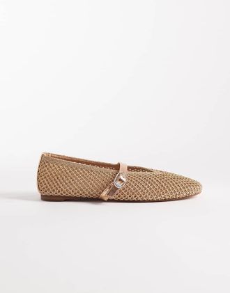 Steve Madden Gayla - Ballerine intrecciate color oro rosa