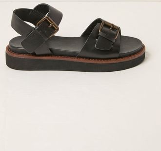 Fat Face FatFace Ambie Black Buckle Sandal