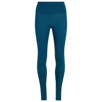 Icebreaker Merino 260 Tech High Rise Leggings Merinounterw&auml;sche f&uuml;r Damen | blau