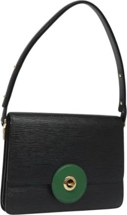 Louis Vuitton Tweedehands leren Louis Vuitton tassen - Dames - Vintage Handtas - Zwart - ONE Size - Leer - Vintage