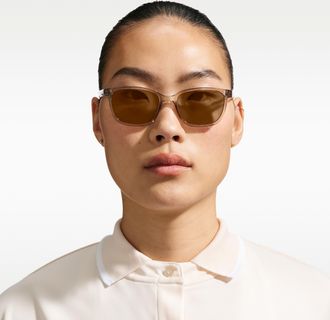 Nike Womens Flash Polarized Sunglasses in Brown | IQ7241X-288