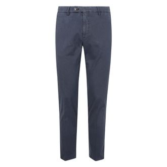 Michael Coal Heren, Broeken, Blauw, Maat: W33 Katoen