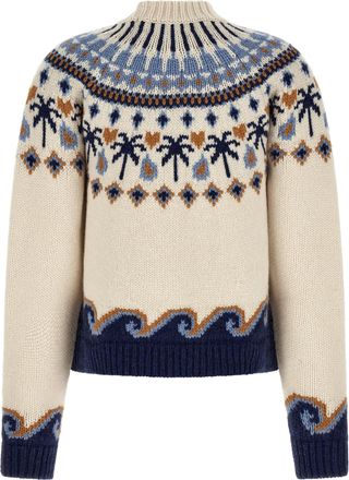 Alanui Womens Multicolor Virgin Wool Cardigan Clothing