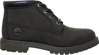 Timberland Nellie Waterproof Chukka Green Leather Lace Up Womens Boots A24KS Leather (archived) - Size UK 4