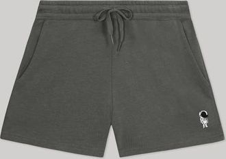 Dalix Womens Astronaut Midweight Washed Fleece Shorts in Shadow at Nordstrom, Size Xx-Large