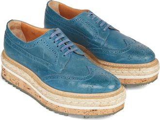 Prada Espadrilles in pelle 2010 - Blu