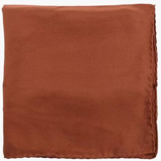 Corneliani Solid Color Silk Pocket Square size Unica