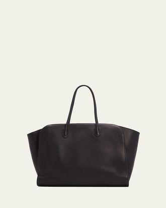 The Row Mens Marlo 17 Leather Tote Bag