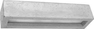 Wonderlamp Aplique de pared de cemento gris con 2 luces e27