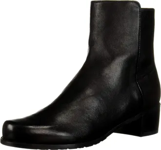 Stuart Weitzman Easyon Reserve Black Dress Nappa/Stretch Nappa ZW15141 Womens