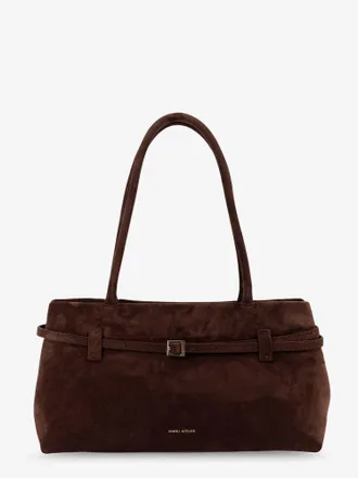 Manu Atelier Borsa a spalla Le Cambon East West in suede - MANU ATELIER - gender_Woman