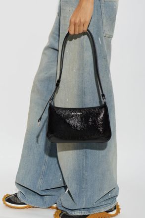 Palm Angels Leather Bag Giorgina, Womens, Black
