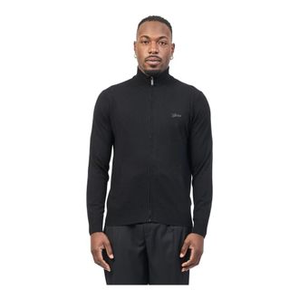 Guess Zwarte trui met geborduurd logo - Heren - Truien - Zwart - Maat: L Viscose
