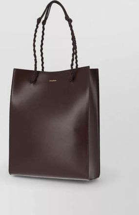 Jil Sander tangle leather shoulder bag