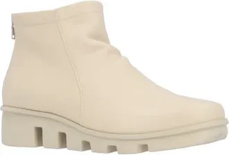 L'Amour Des Pieds Hadirat Leather Bootie in Cream at Nordstrom, Size 7.5