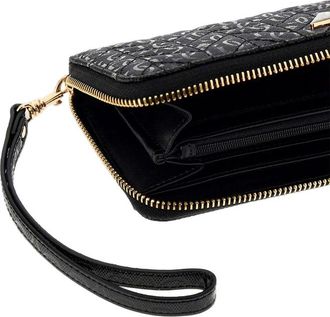 Guess Womens Wallet Black Polyurethane Bags