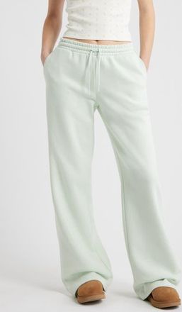 BP. Baggy Wide Leg Sweatpants in Green Cloud at Nordstrom, Size Xx-Small
