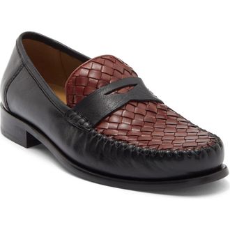 Robert Zur Penny Loafer in Black/Luggage at Nordstrom Rack, Size 11.5