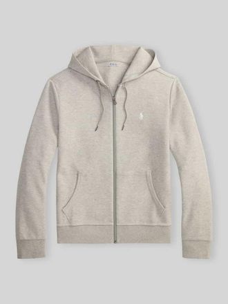 Polo Ralph Lauren Regular Fit Sweatjacke aus Baumwoll-Mix in Dunkelgrau Melange, Gr&ouml;&szlig;e XXL