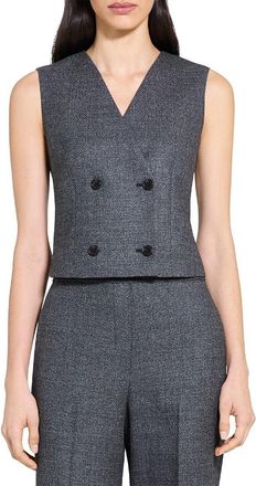 Theory Shrunken Wool Vest