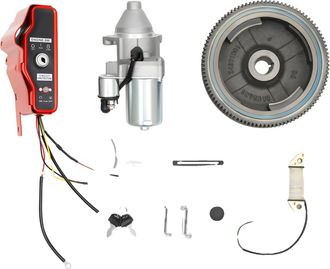 OEM Motor De Arranque, Kit De Arranque El&eacute;ctrico, Compatible Con Los Modelos De Motor Gen&eacute;ricos Gx340 Y Gx390, Rojo