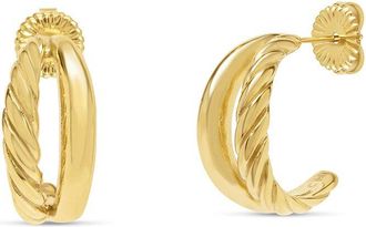 Bruno Magli Plated Earrings